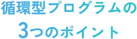 循環カリキュラムの3つのポイント！